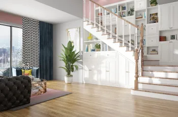 Biến gầm cầu thang thành kho lưu trữ thông minh với tủ thiết kế theo yêu cầu | Nội thất Ngọc Thịnh